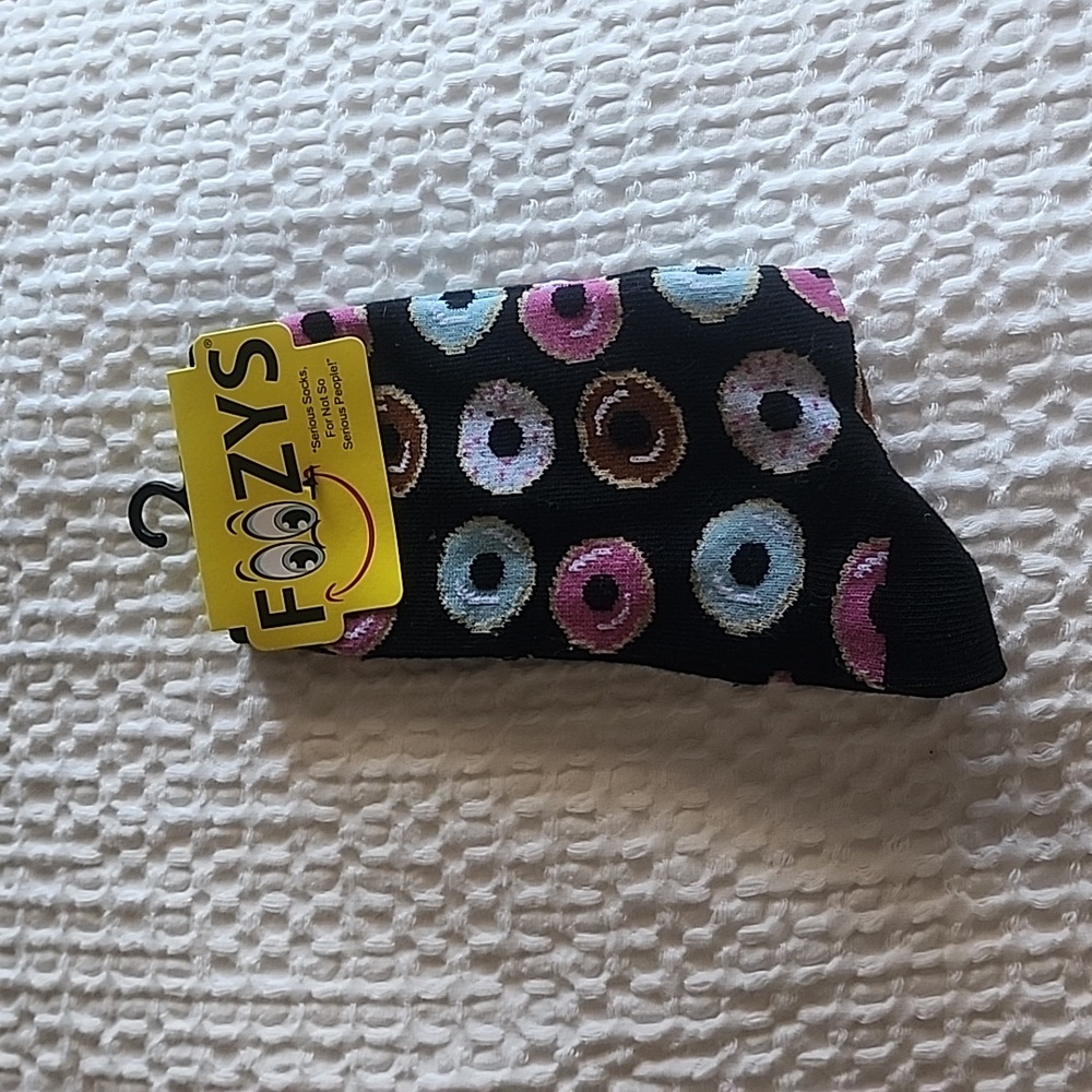 3/$20 Foozy Funny Donut Socks!